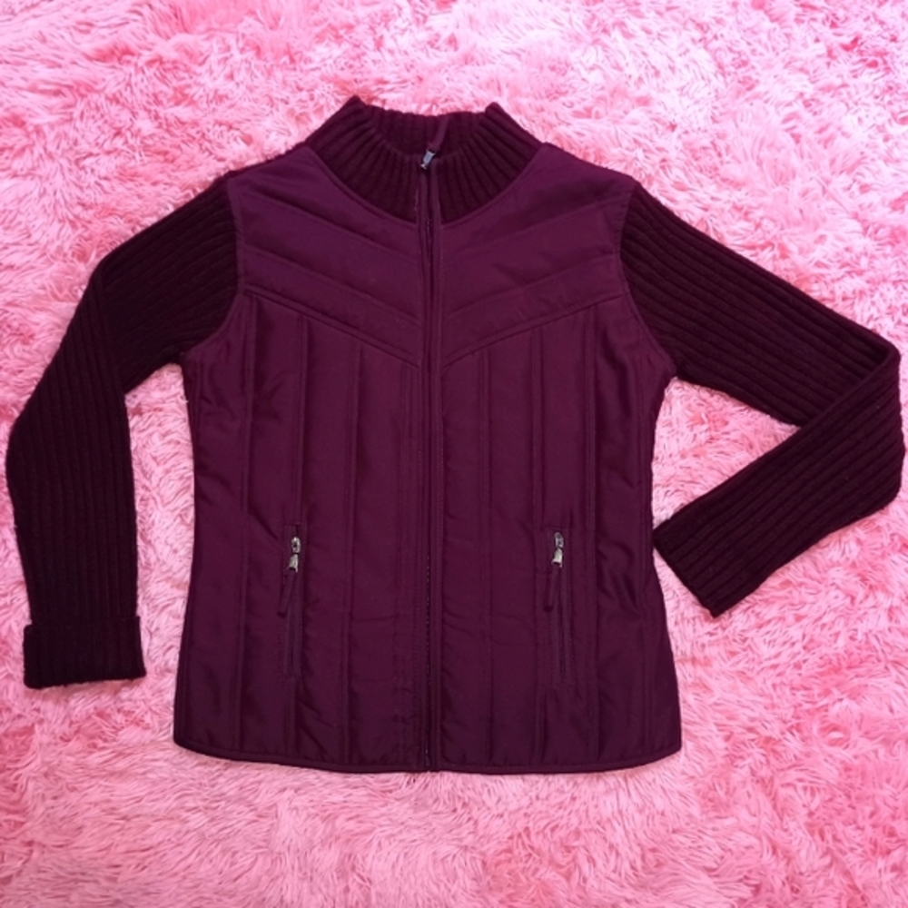 Womens' JACKET/CARDIGAN, size S, Purple